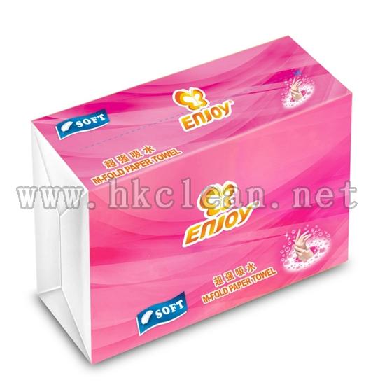 4000張"Enjoy"雙層M-Fold抹手紙