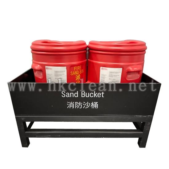 鋼腳塑料沙筒架