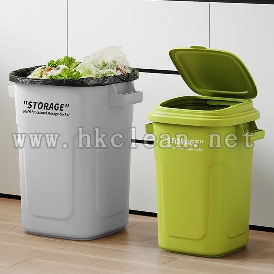 塑膠揭蓋垃圾桶