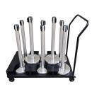 8支拉帶柱手推車