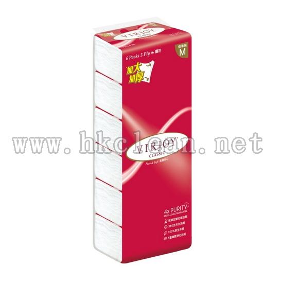 5160張"VIRJOY"紅色軟包面紙巾