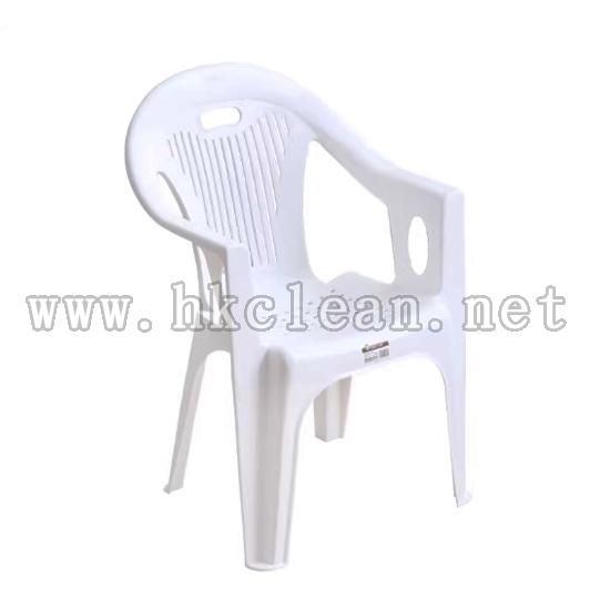 白色膠椅