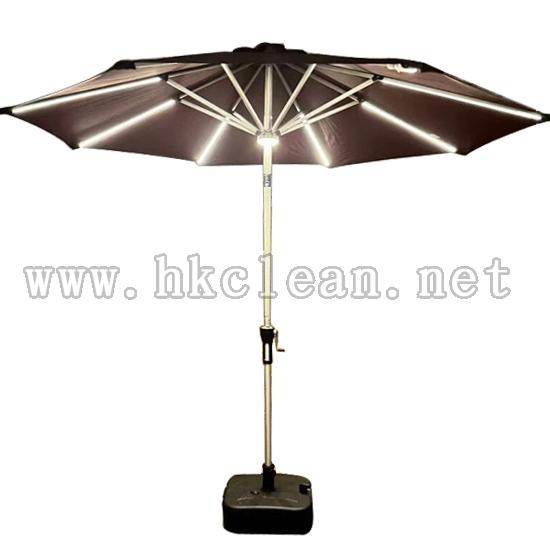 單層(LED燈條)鋁合金戶外太陽傘