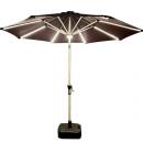 單層(LED燈條)鋁合金戶外太陽傘